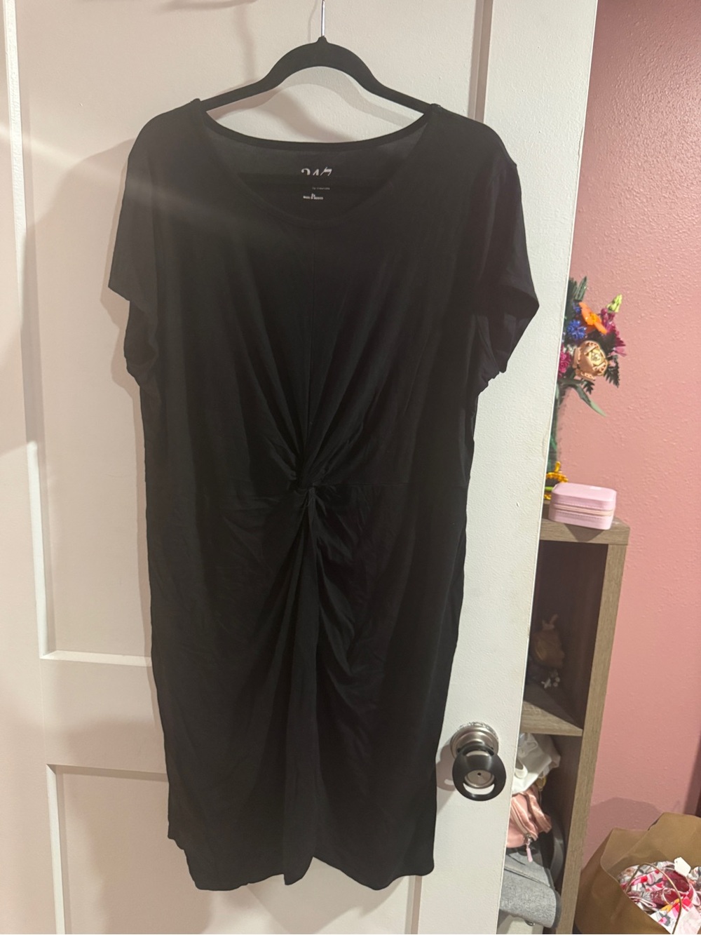 Maurice’s Black Knot-Front Dress